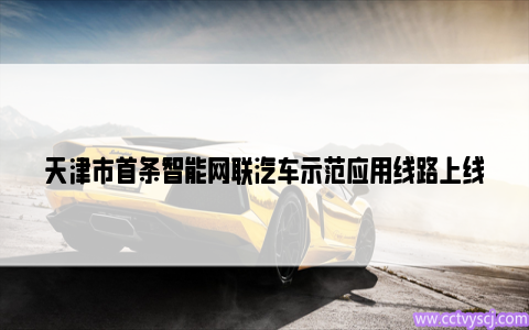 天津市首条智能网联汽车示范应用线路上线