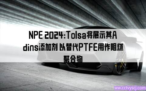 NPE 2024：Tolsa将展示其Adins添加剂 以替代PTFE用作阻燃聚合物